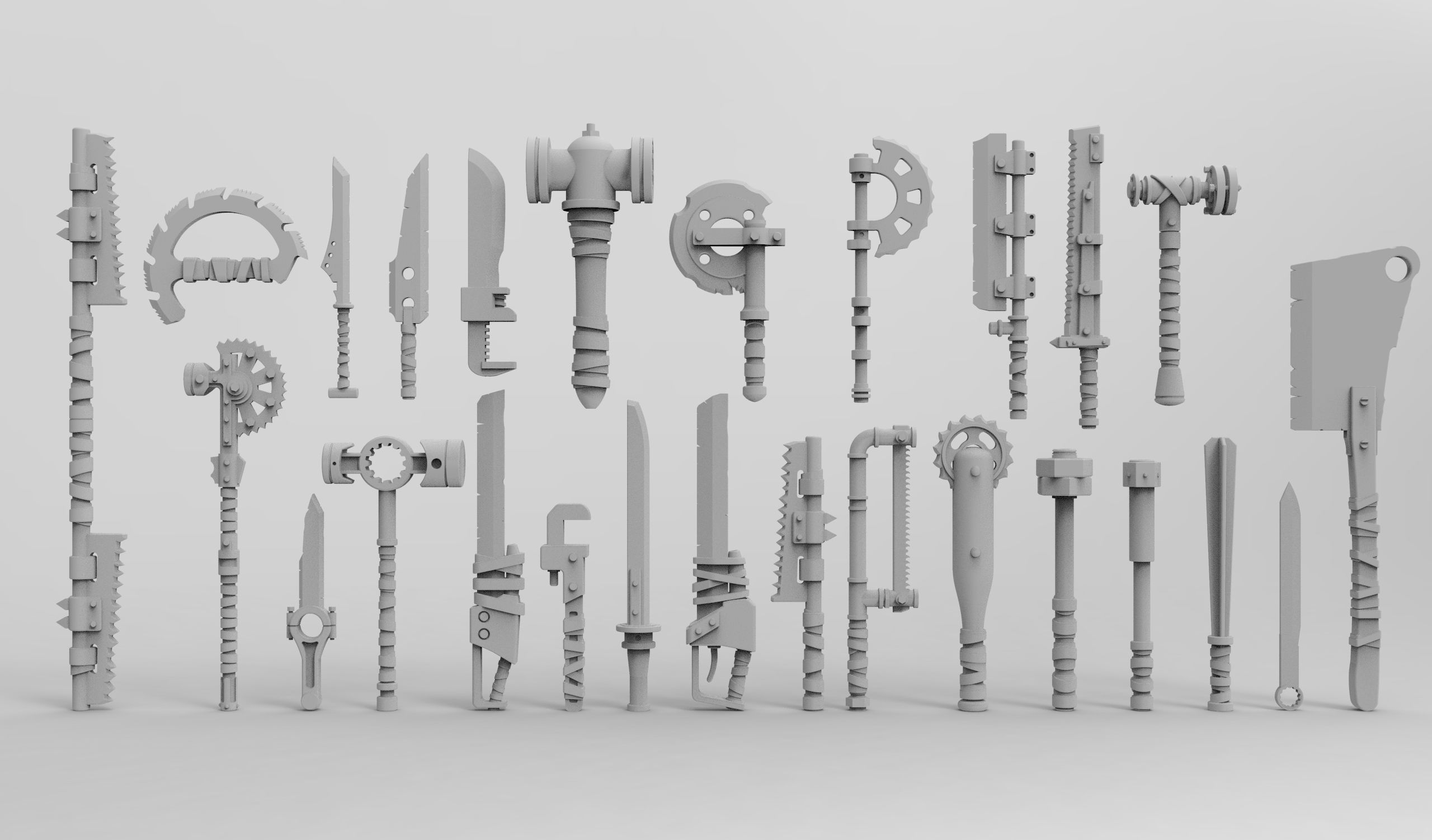 Post-apocalypse melee weapon