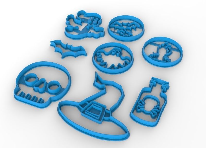 Halloween cookie cutters set