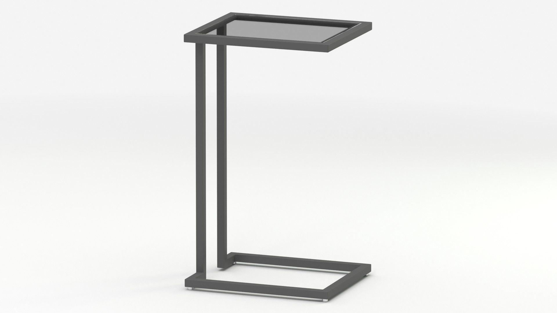 Pull Up Side Table 3D model CGTrader