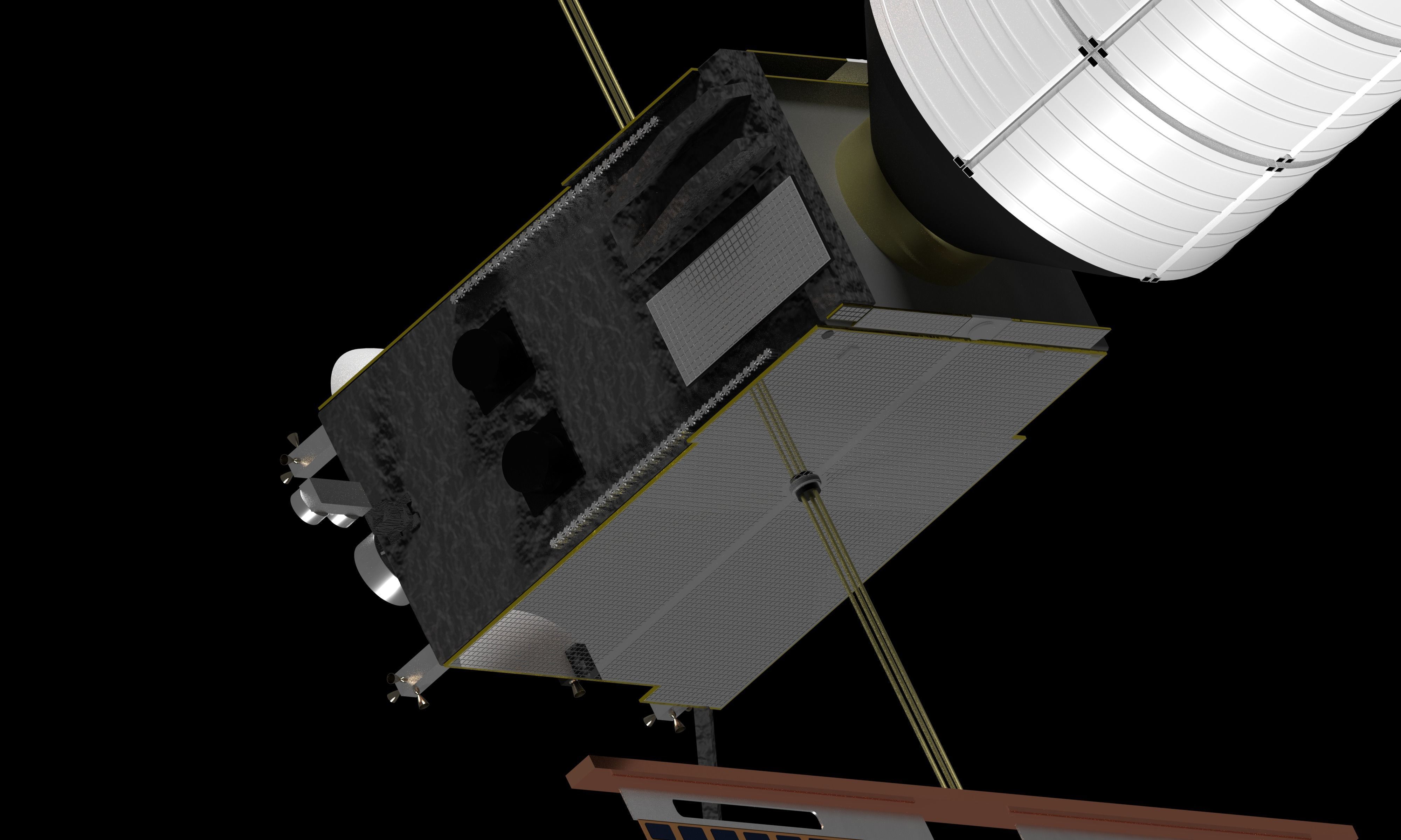 Integrated Gateway HALO and PPE modules 3D model | CGTrader