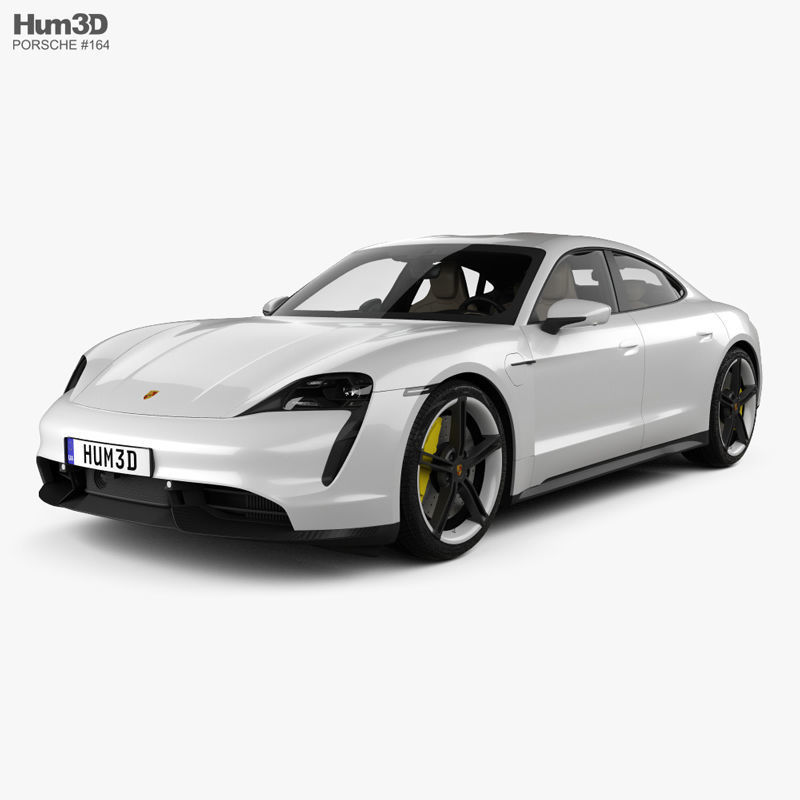 Porsche Taycan Turbo S with HQ interior 2020