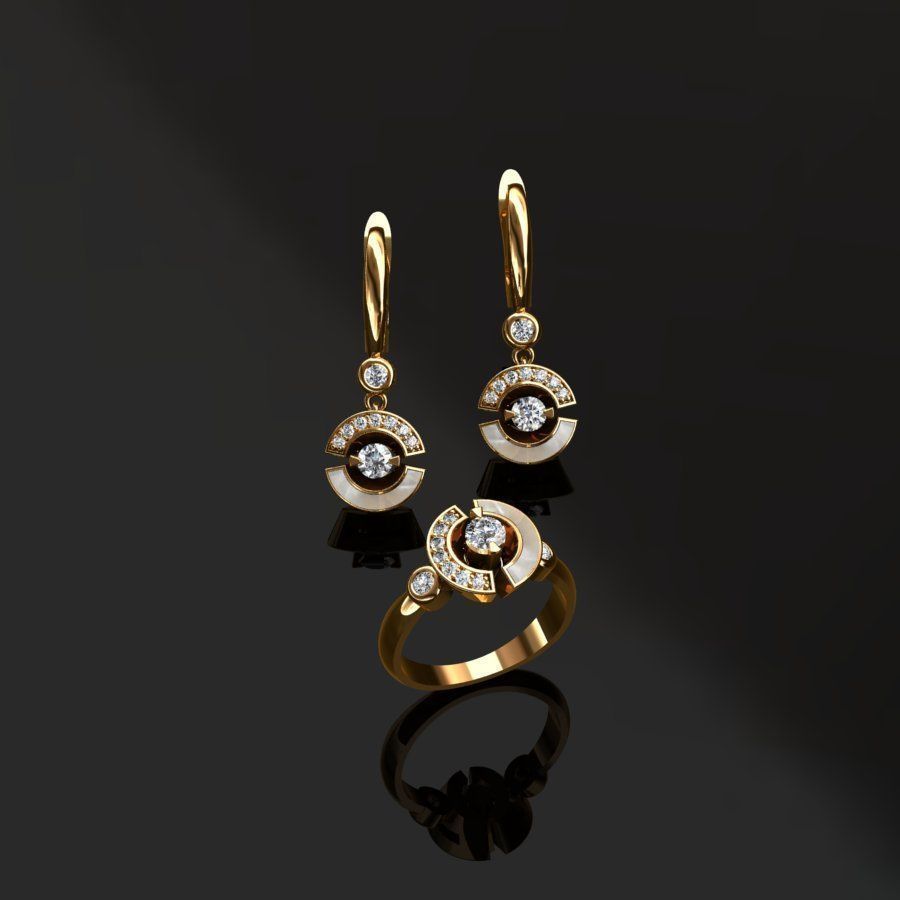 Ring and Earrings