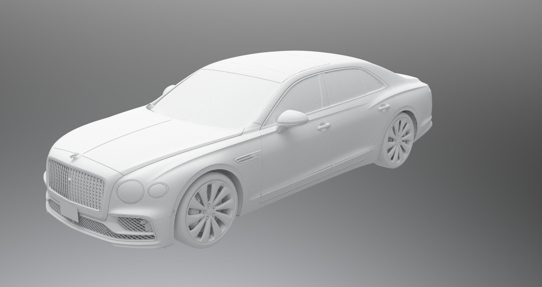 3D model Bentley Flying Spur 2020