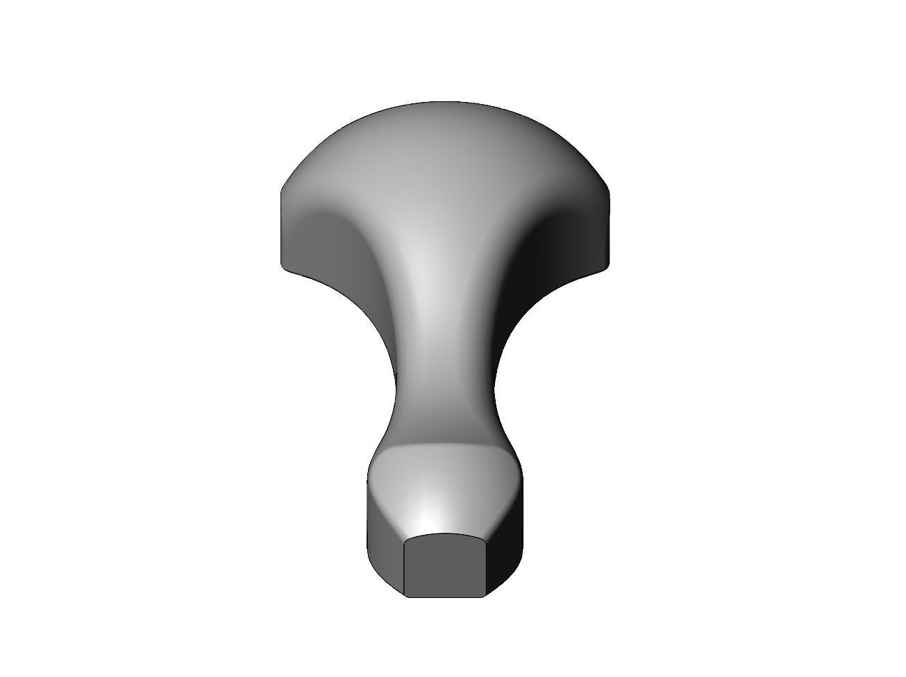 Antique Queen Anne Leg and Feet 3D model 3D printable | CGTrader