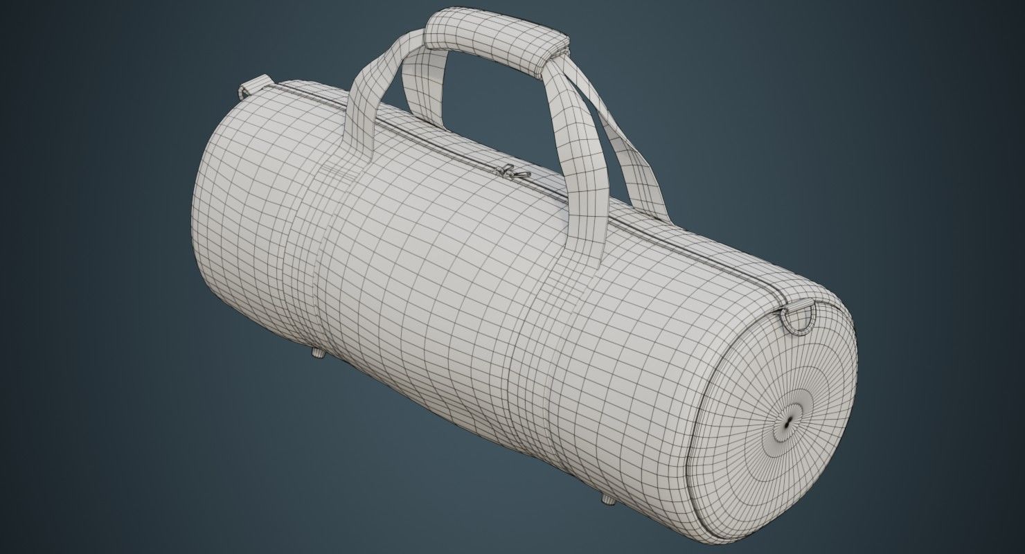 3D model Gym Bag 1D VR / AR / lowpoly CGTrader