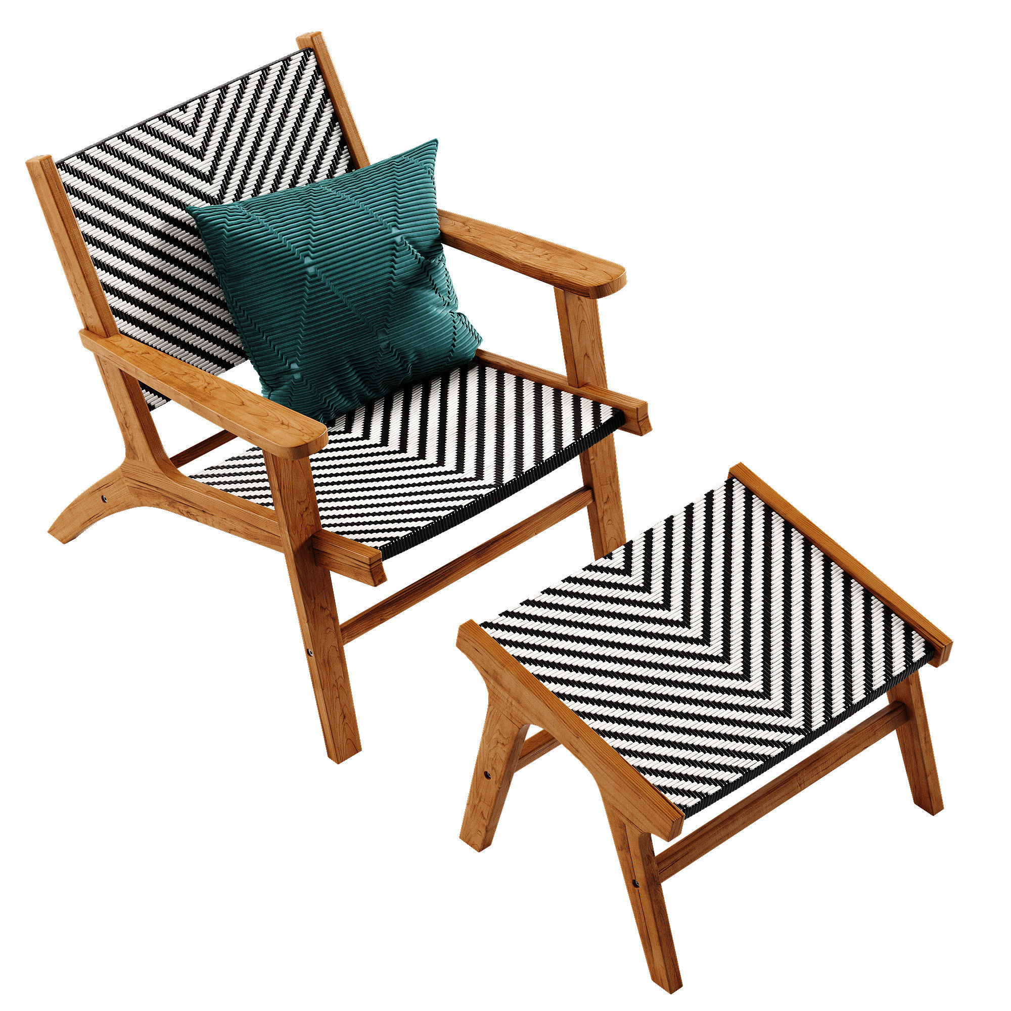 West Elm Bondi armchair 3D model CGTrader