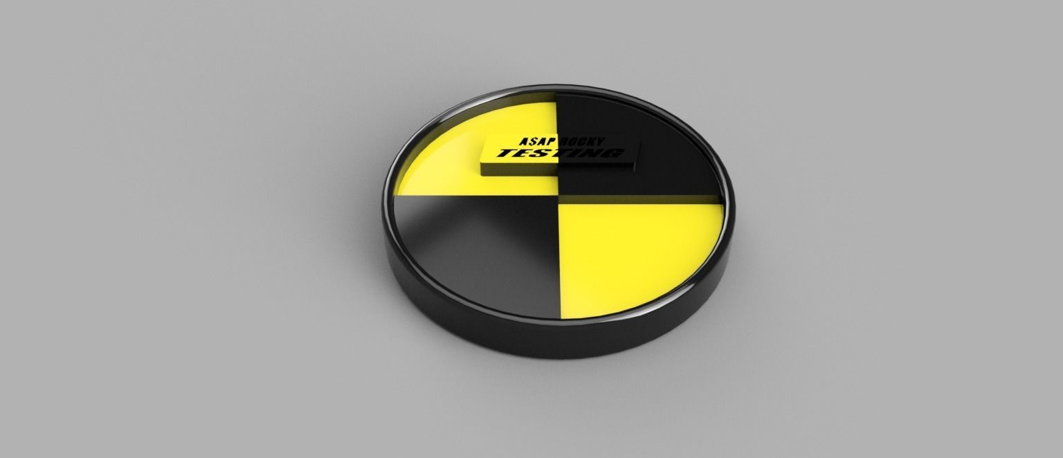 Asap Rocky testing logo 3D model | CGTrader