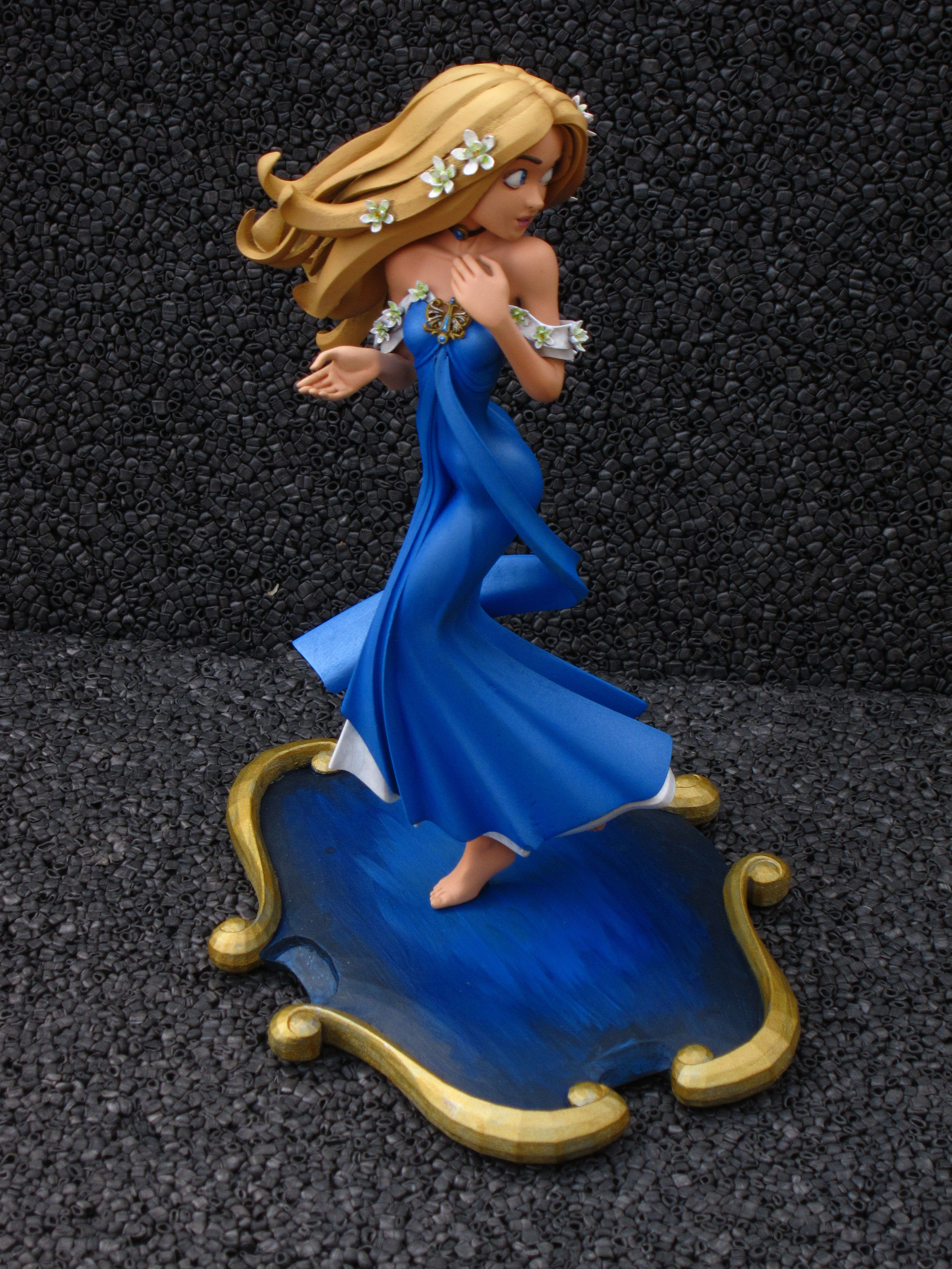Nouveau Girl - 3D Printable Model 3D model 3D printable | CGTrader