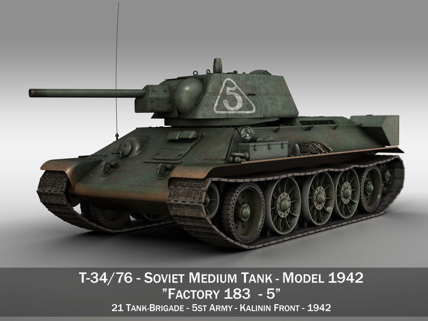 T-34-76 - Model 1942 - Soviet medium tank - 5