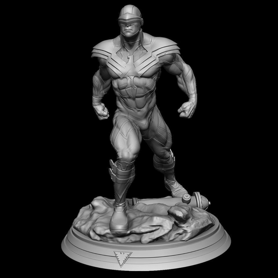 Fan Art - Phoenix Force Cyclops