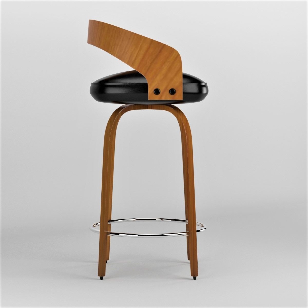 Bar stool free 3D model CGTrader