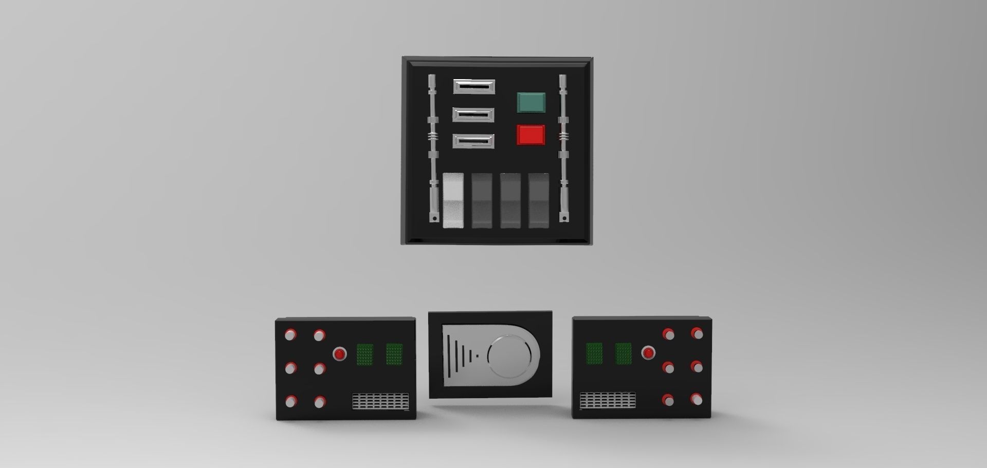 Darth Vader Chest box belt box Armor ANH STL file for 3d print 3D model ...