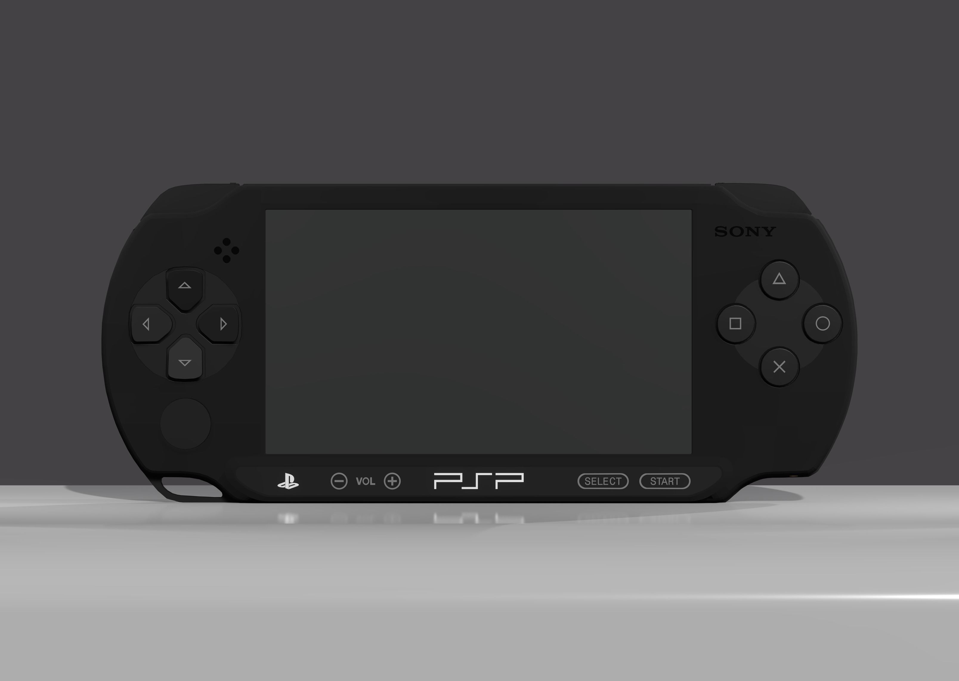 3D model Sony PSP STREET Playstation Portable Model E1004 VR / AR