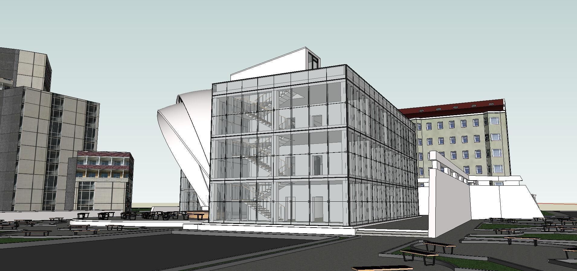 Office-Teaching Building-Canteen 58