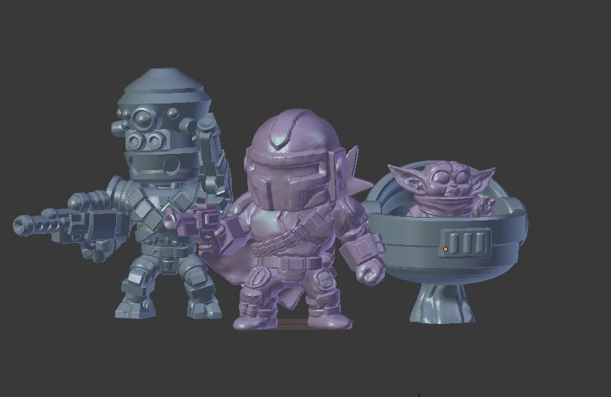 Chibi Bounty Hunter Crew