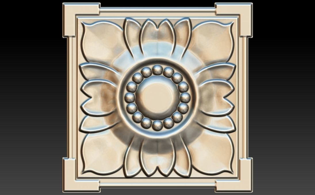 35 piece flower set 3D STL Model for CNC Router 3D model 3D printable ...