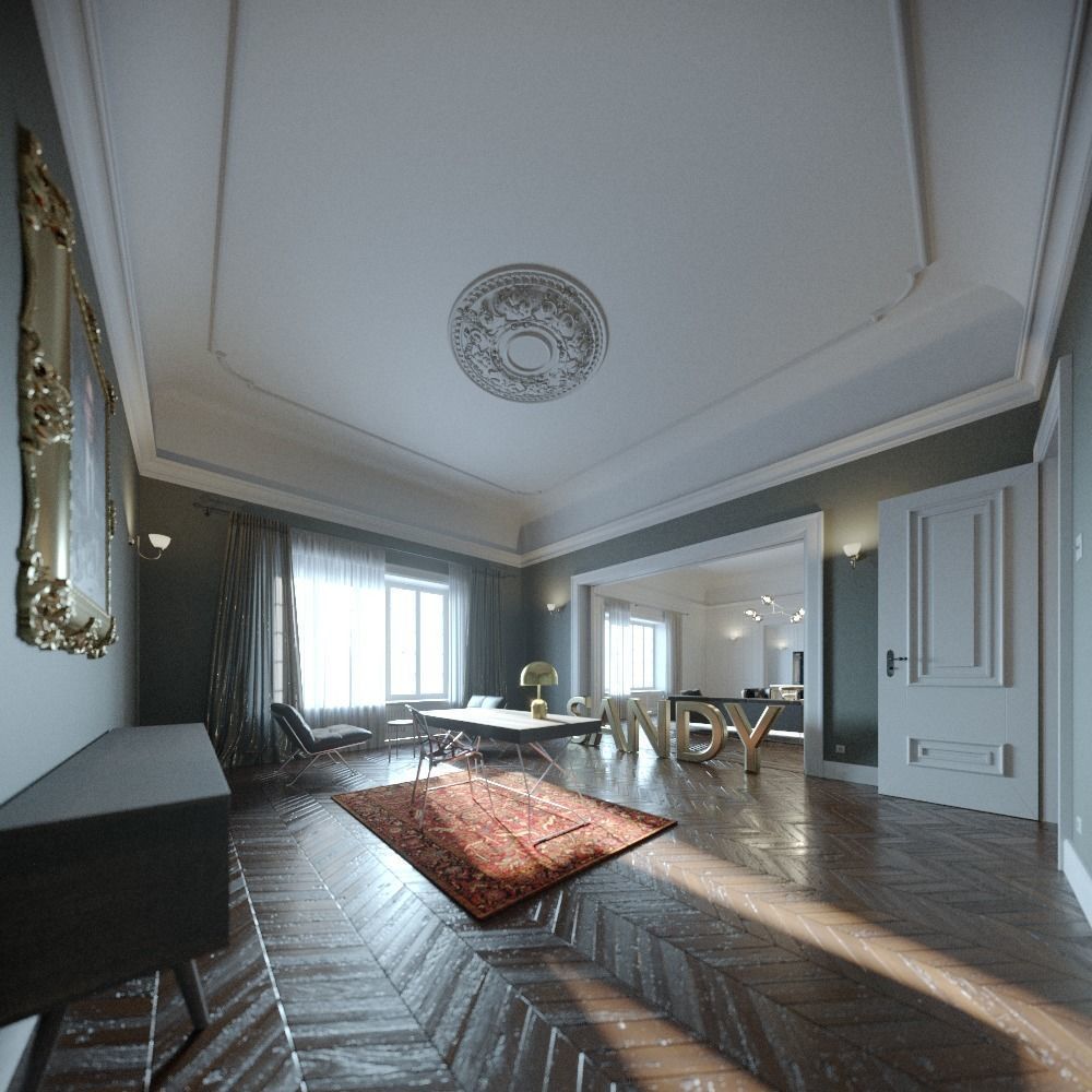 Apartement c4D Scene