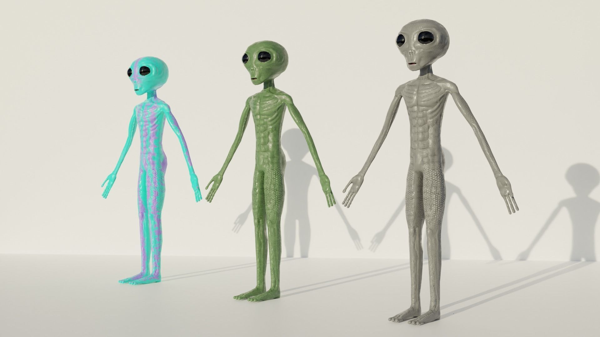 Vr Alien Model 3D model Alien VR / AR / low-poly | CGTrader