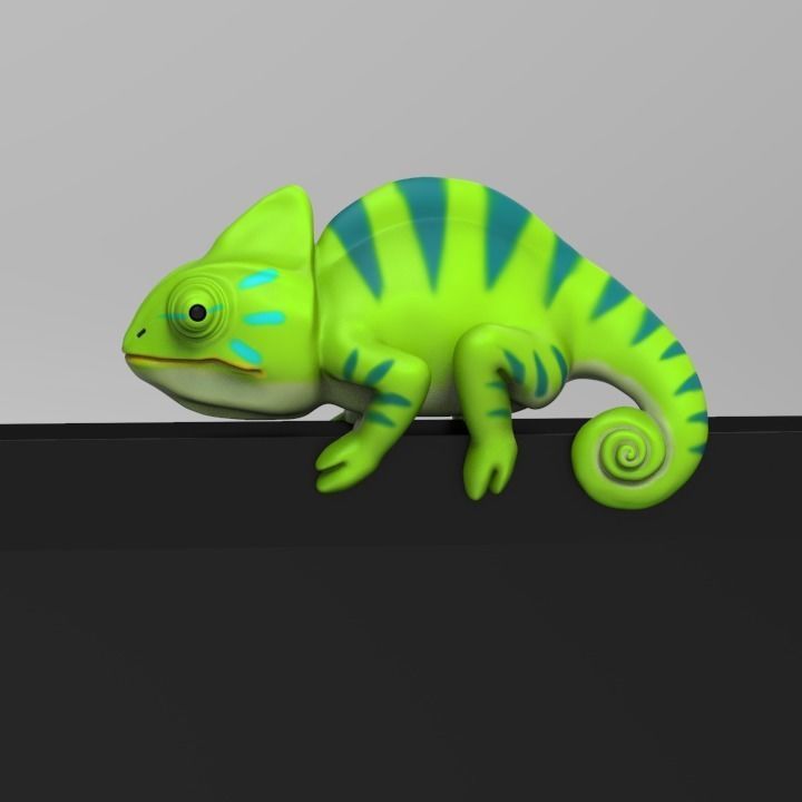Chameleon for Monitor Climb STL