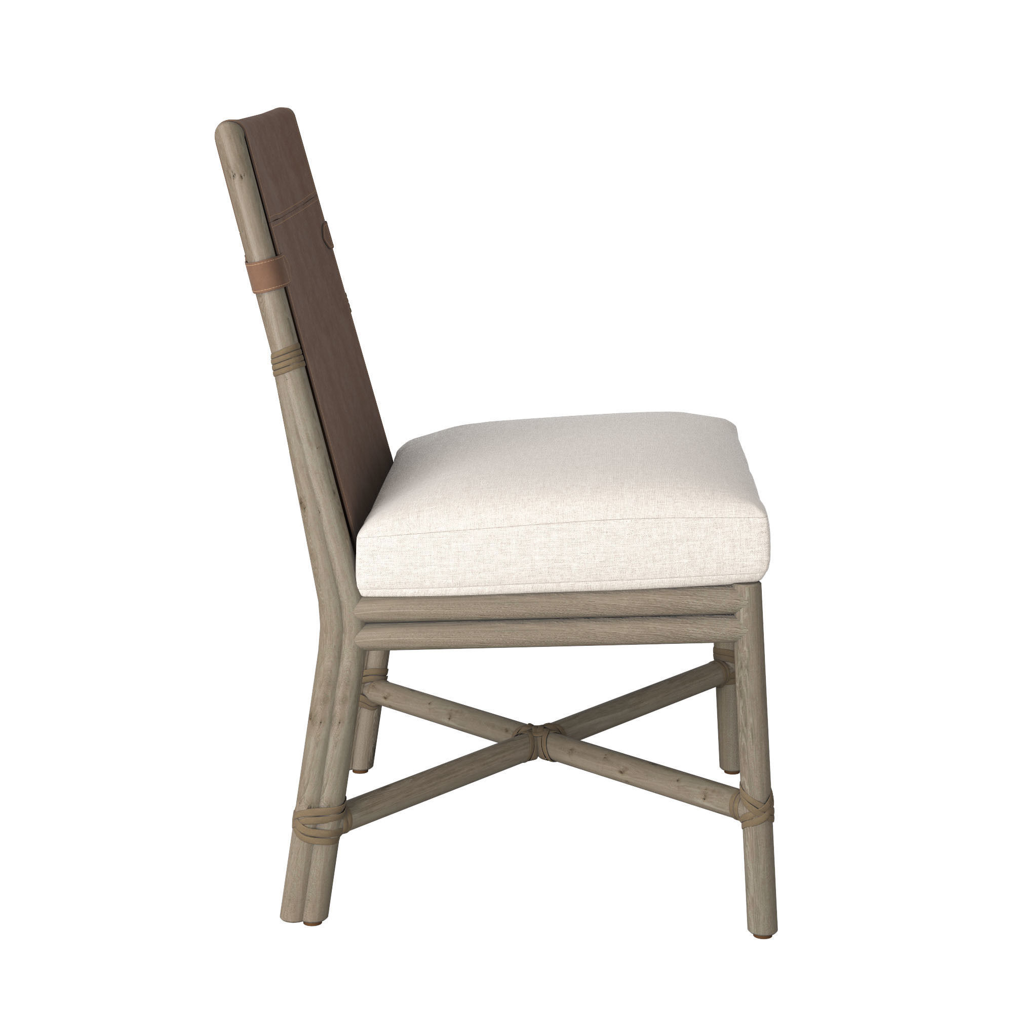 3D model Bercut Dining Armless chair VR / AR / lowpoly CGTrader