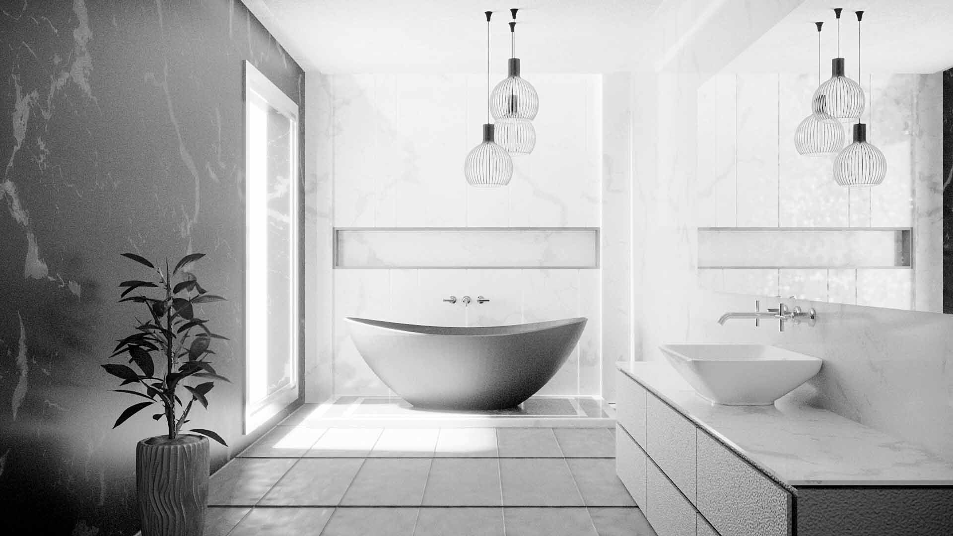 Bathroom scene 3D model CGTrader