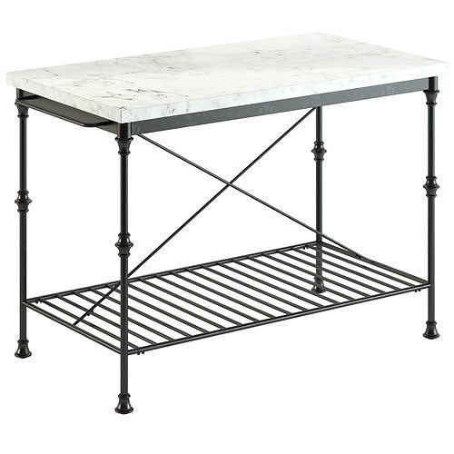 Crate And Barrel French Kitchen Island 3d Model Cgtrader French Kitchen Island 3d Model, French Kitchen Island Table