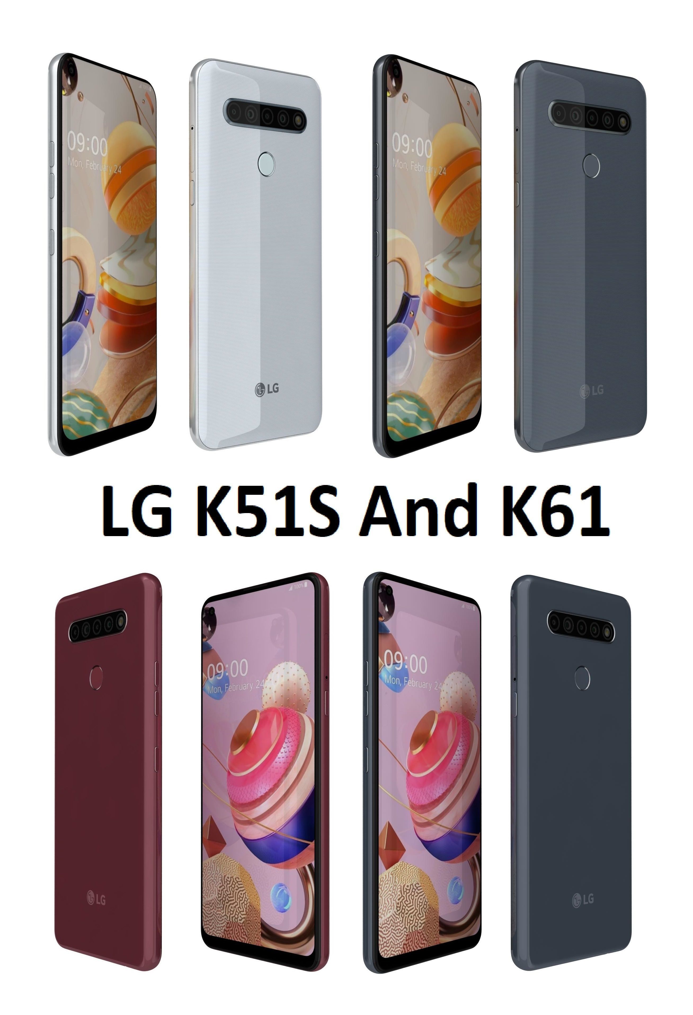 GKLB1 Custodia Per LG K51S (LMK510EMW) - Cover Morbida E Colorata, Protezione Antiurto - 5