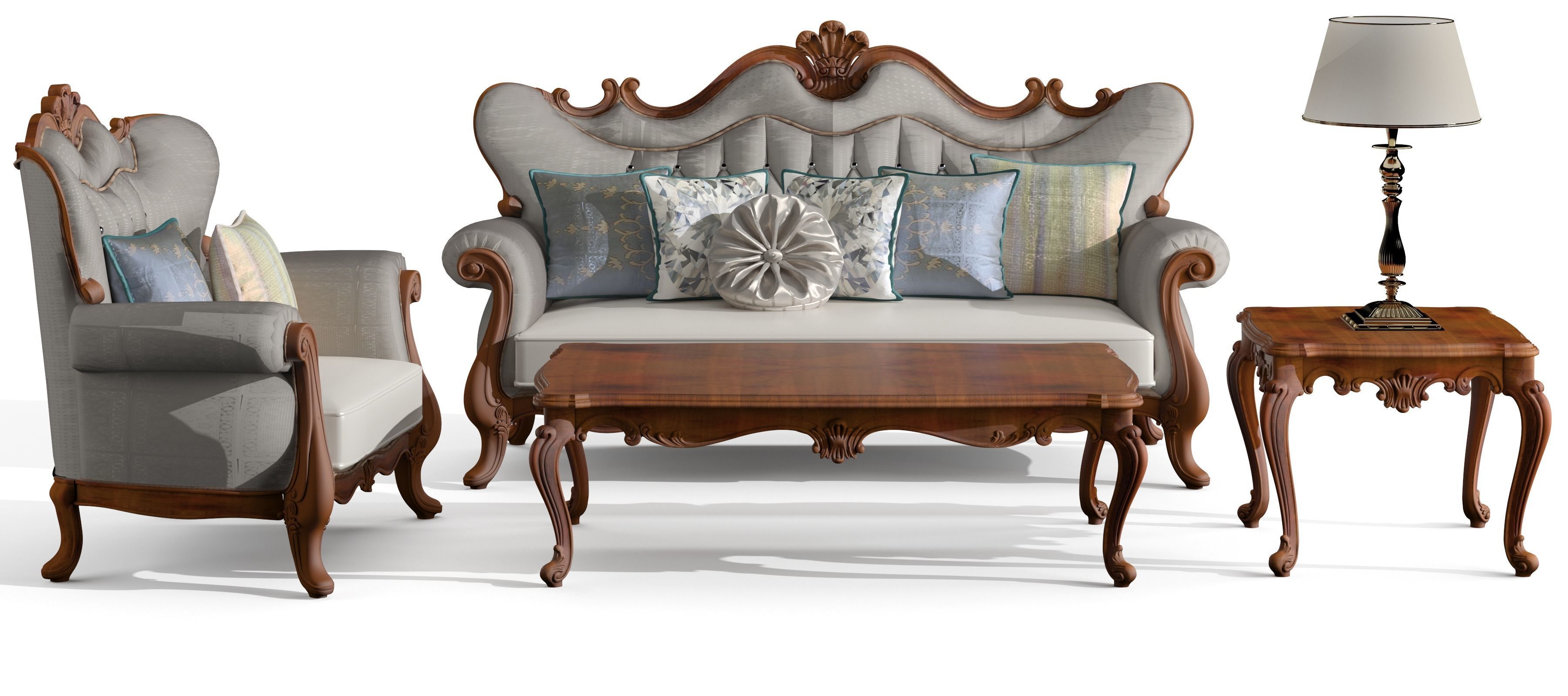 3D CLASSIC SOFA VIP 12020 CGTrader