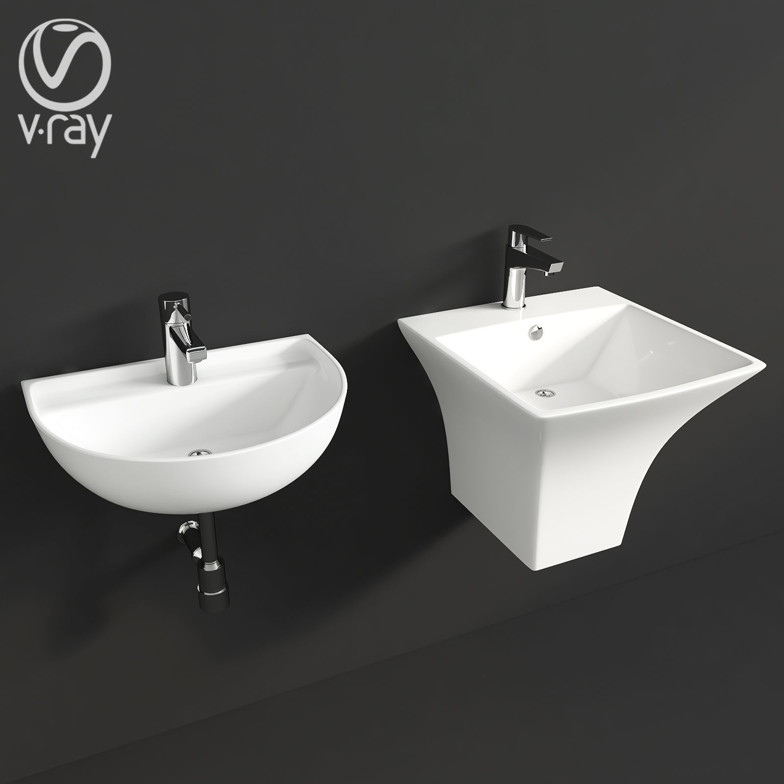 Cera Modern Wash Basin Set Combo 3D model CGTrader