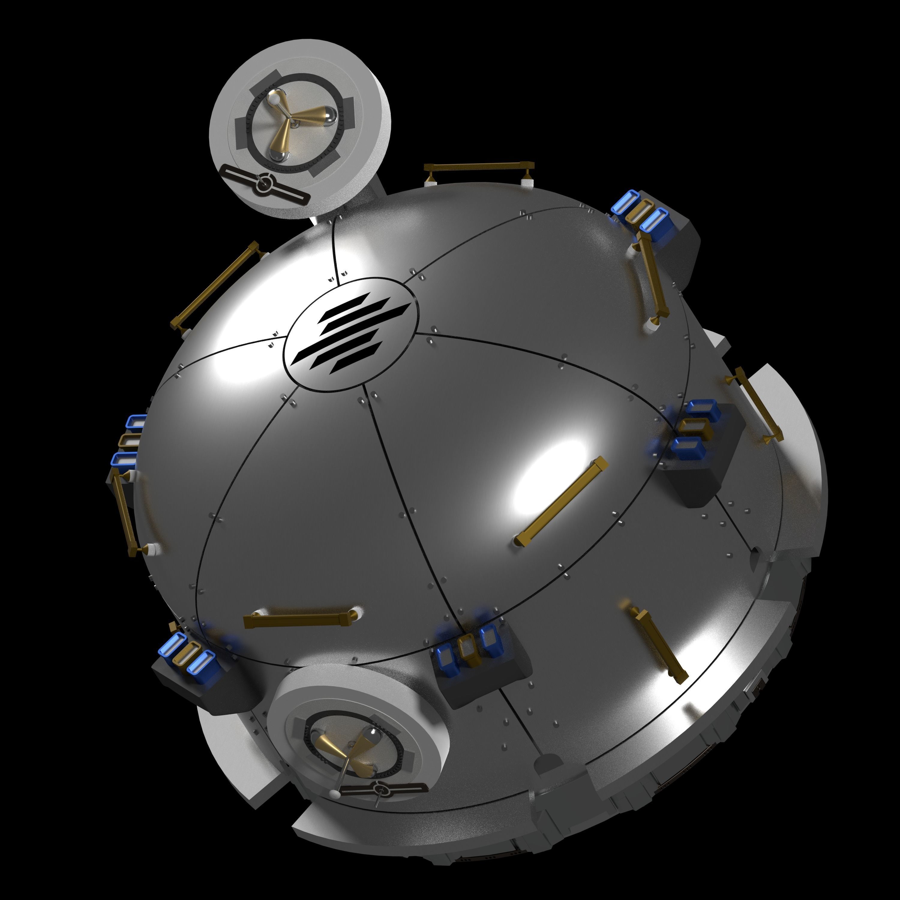 NanoRacks airlock 3D model CGTrader