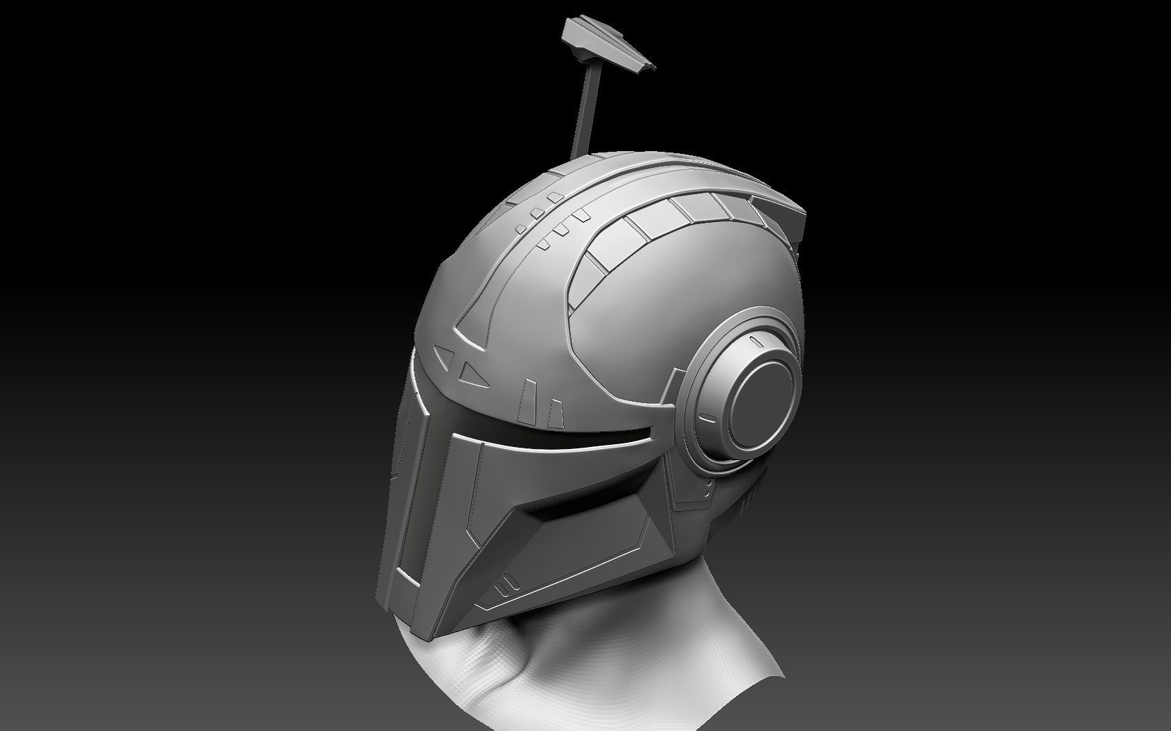 Mandalorian Helmet 3D model 3D printable CGTrader