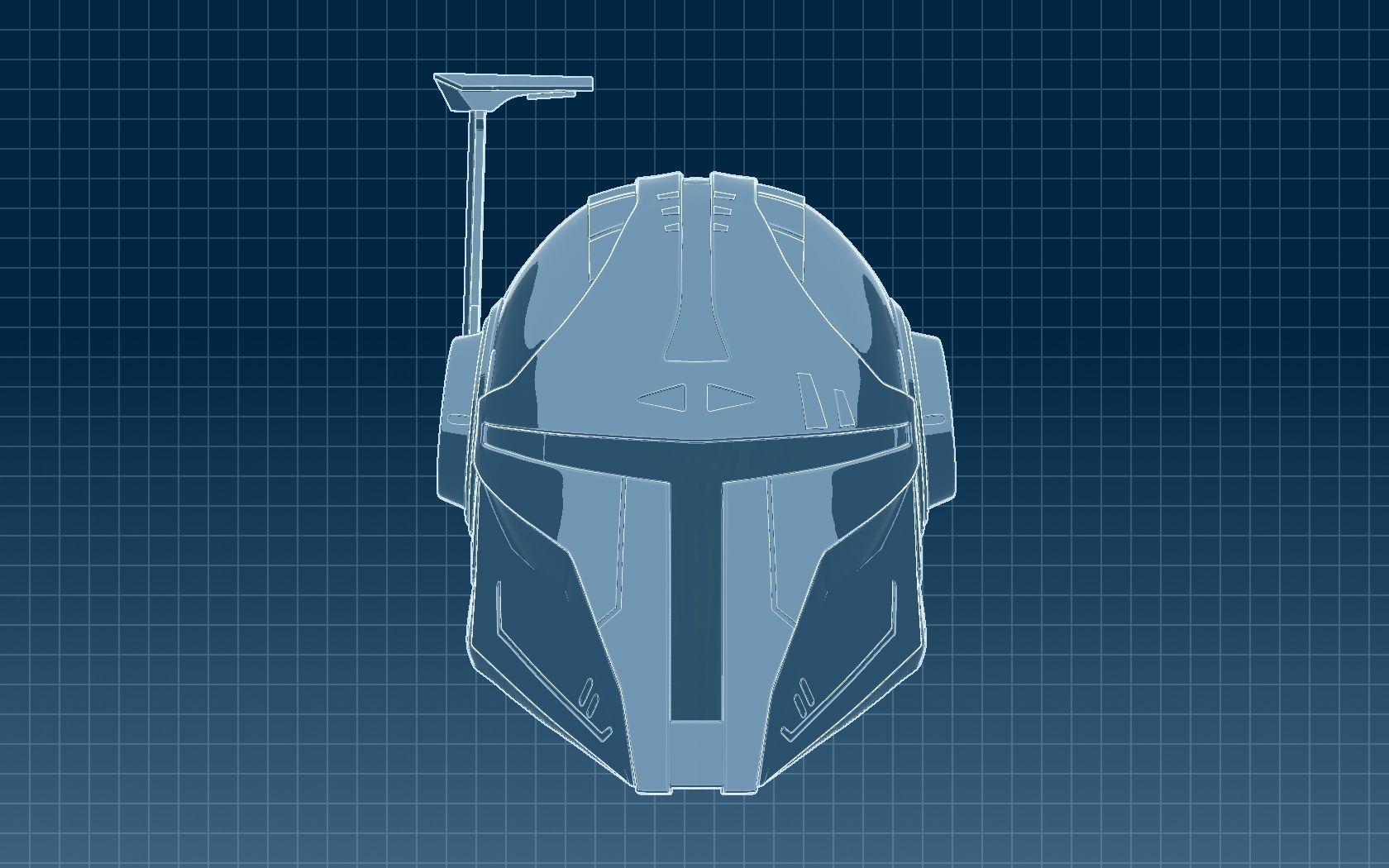 Mandalorian Helmet 3D model 3D printable | CGTrader