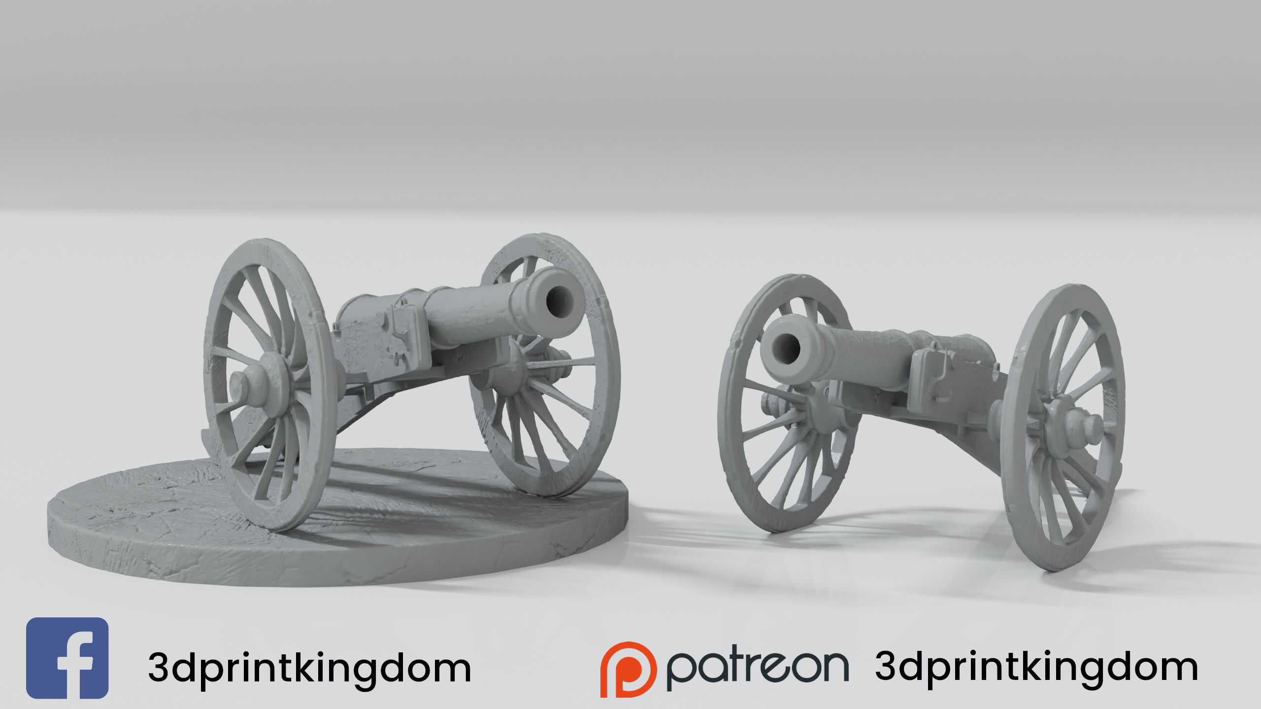 Cannon Miniatures 2 set
