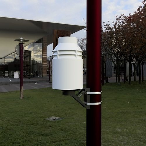 Weather station housing for Arduino 3D model 3D printable CGTrader