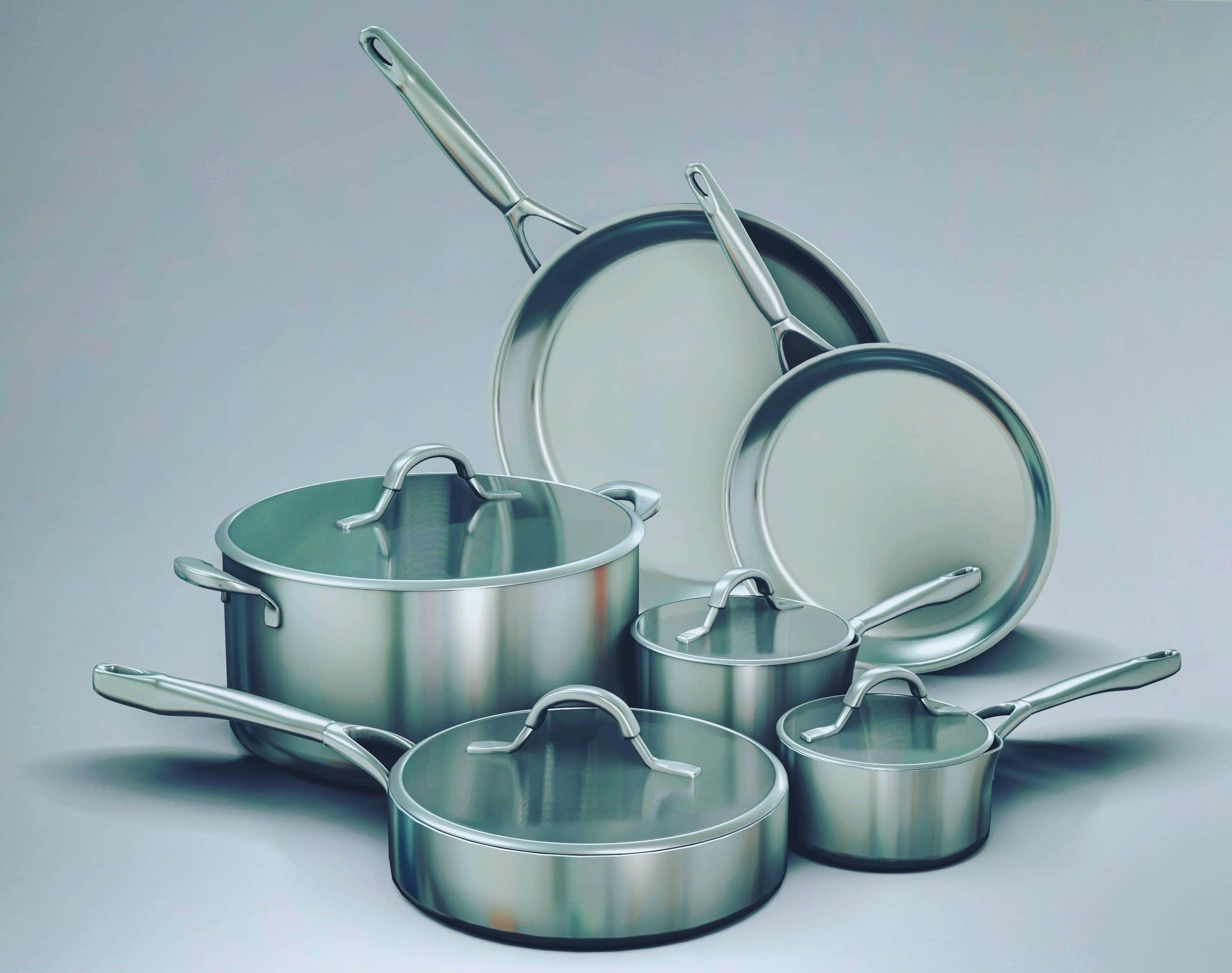 cooking pots and pans
