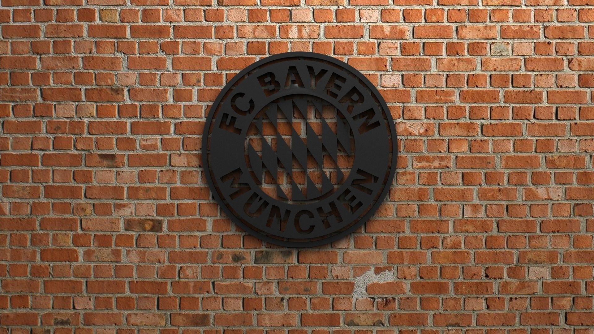 Fc Bayern Munchen Logo 3d Cgtrader