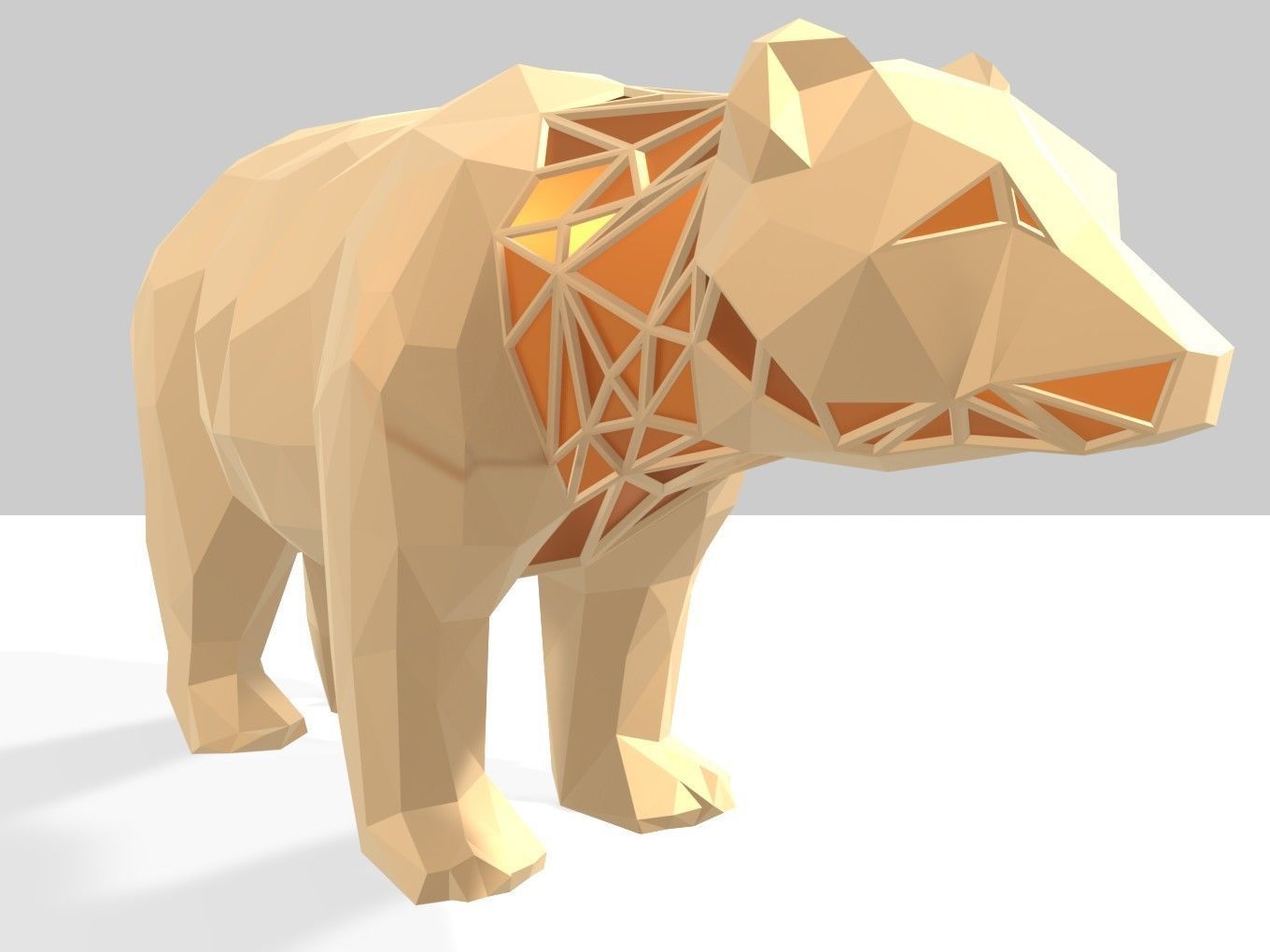 Polygonal Bear Parametric