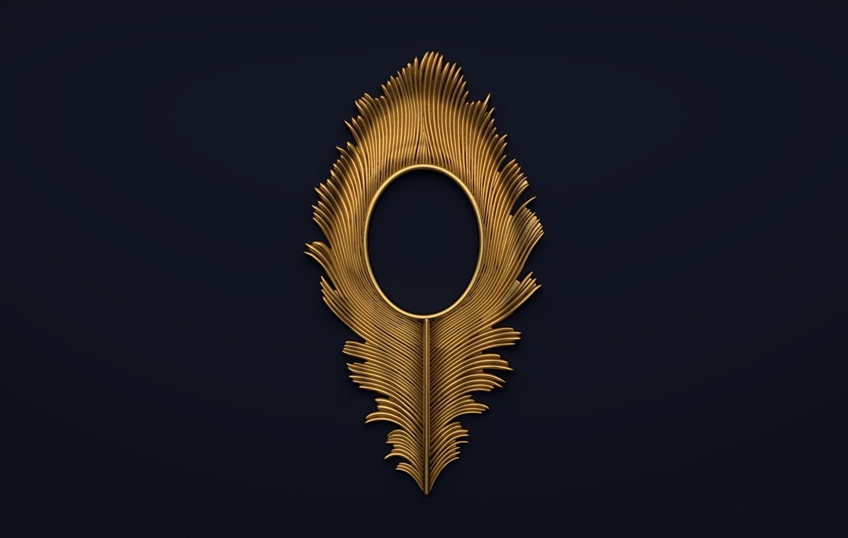Classic decor ornament v-3D model21