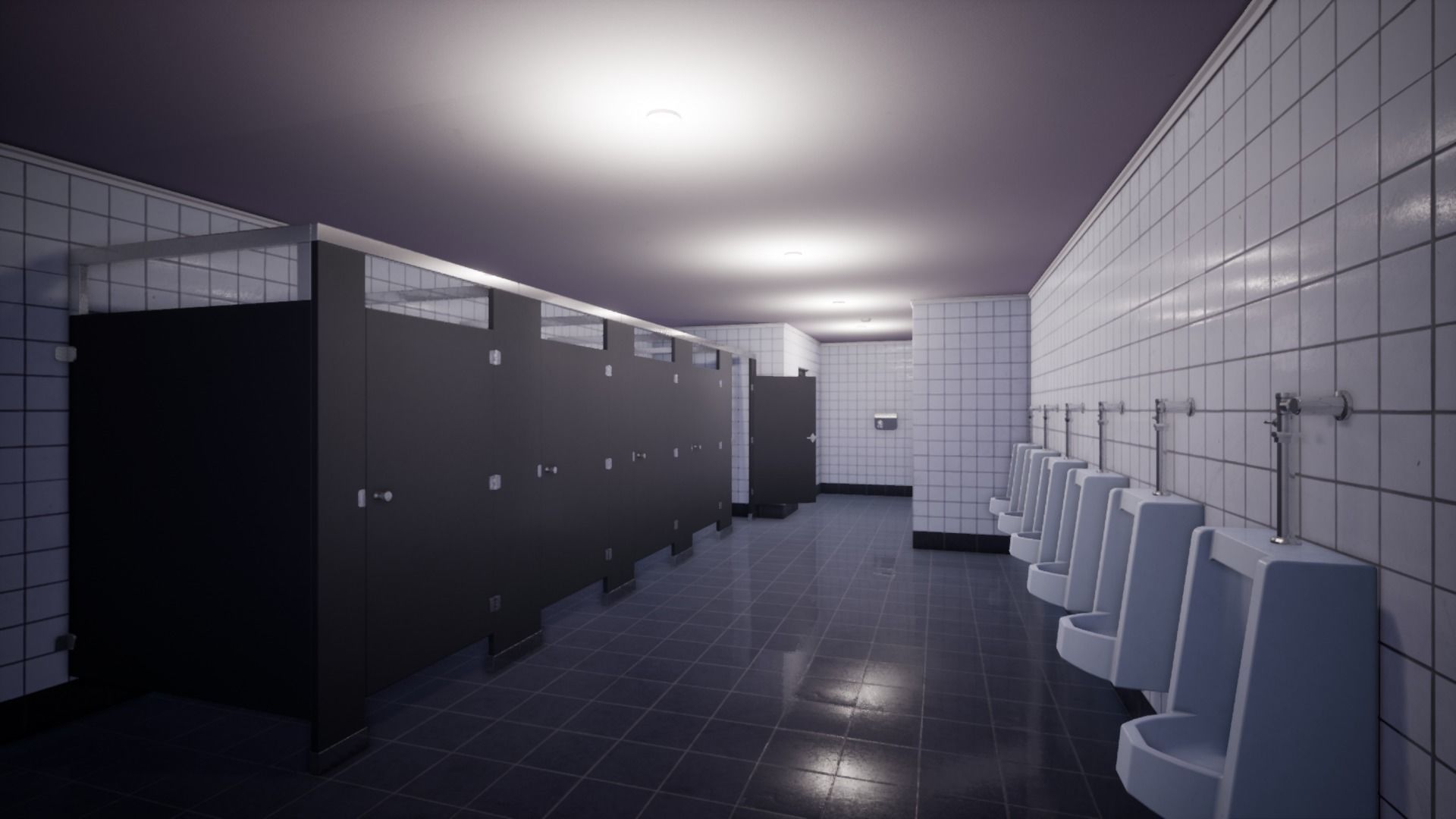 Modular Public Restroom 3D asset | CGTrader