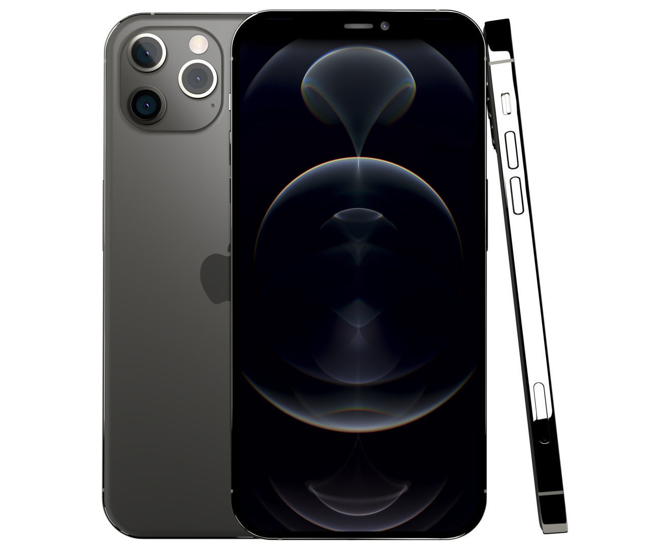 3D model Apple iPhone 12 Pro Max Graphite VR / AR / lowpoly CGTrader