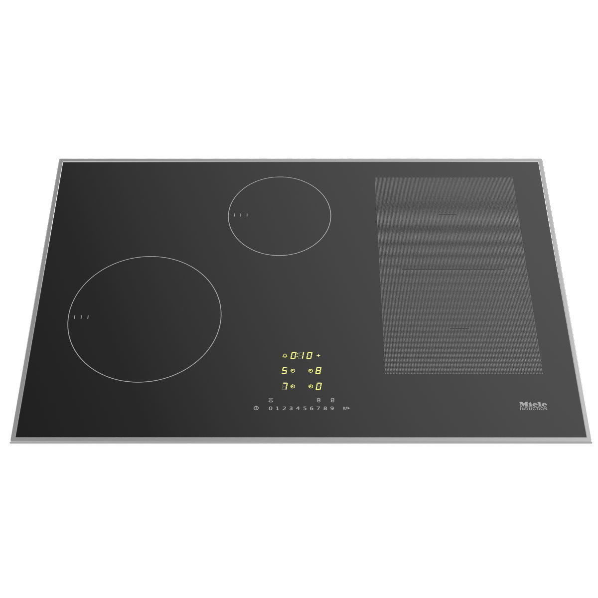 3D asset Ceramic electric hob KM 7474 FR 800 mm by MIELE