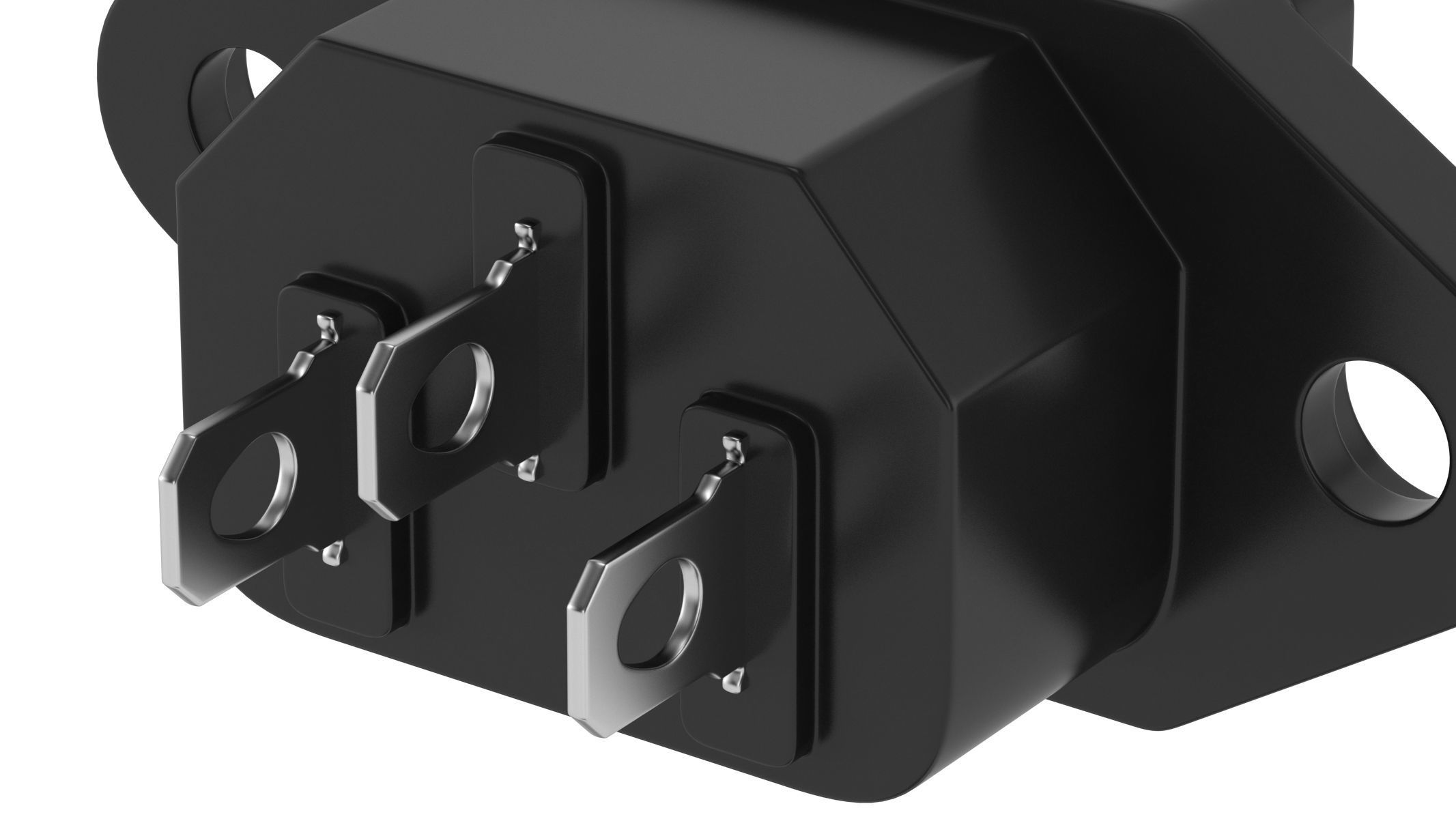 IEC 320 C14 Module 3D model | CGTrader