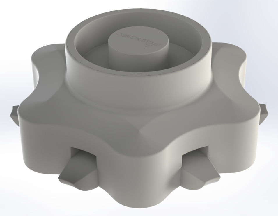 USB Holder in form of hexagonal