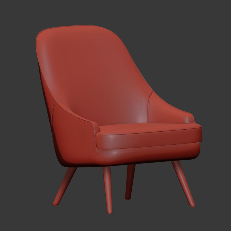 375 Walter Knoll Armchair 3D model CGTrader