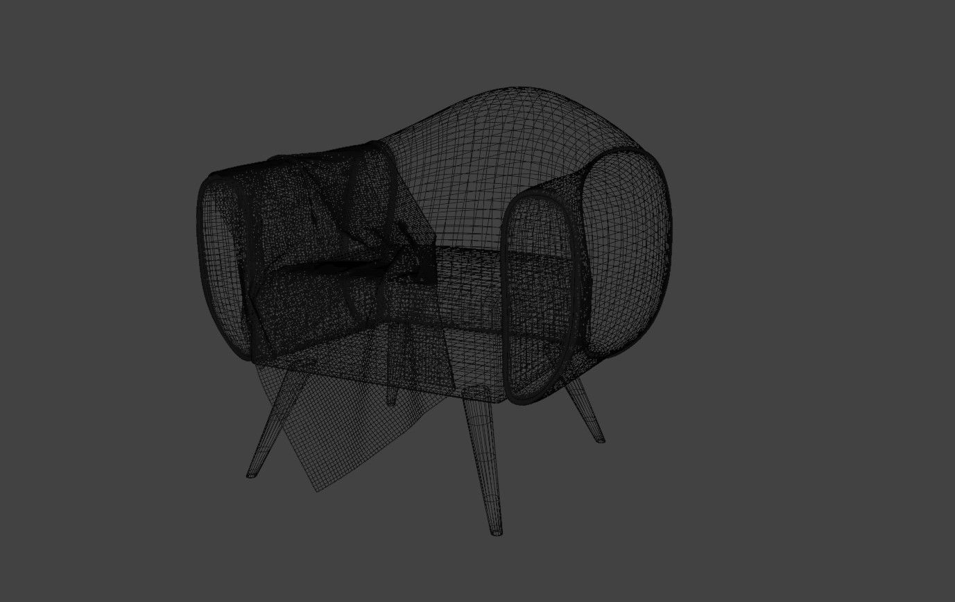 Arm Chair 3D model CGTrader