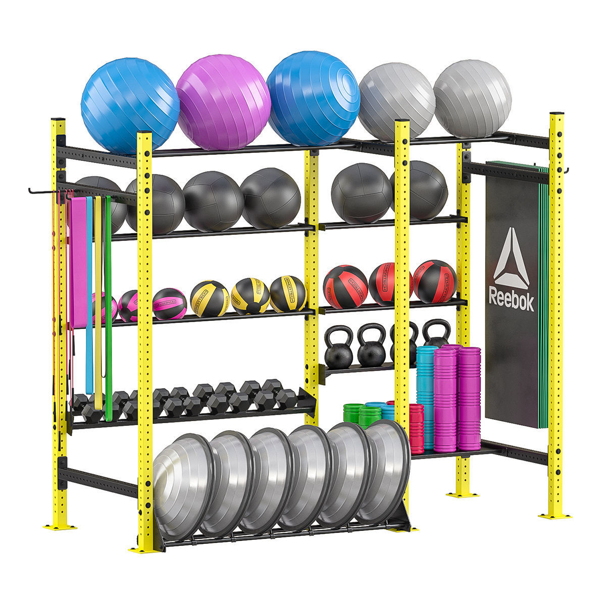 Sport rack equipment 3D model CGTrader