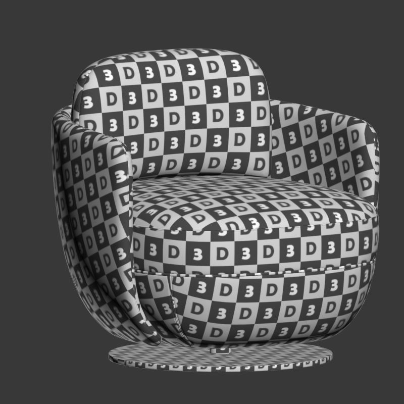 Wittmann Miles Lounge Armchair 3D model CGTrader