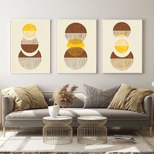 Wall art print minimal wall decor digital art 3D model 3D printable ...