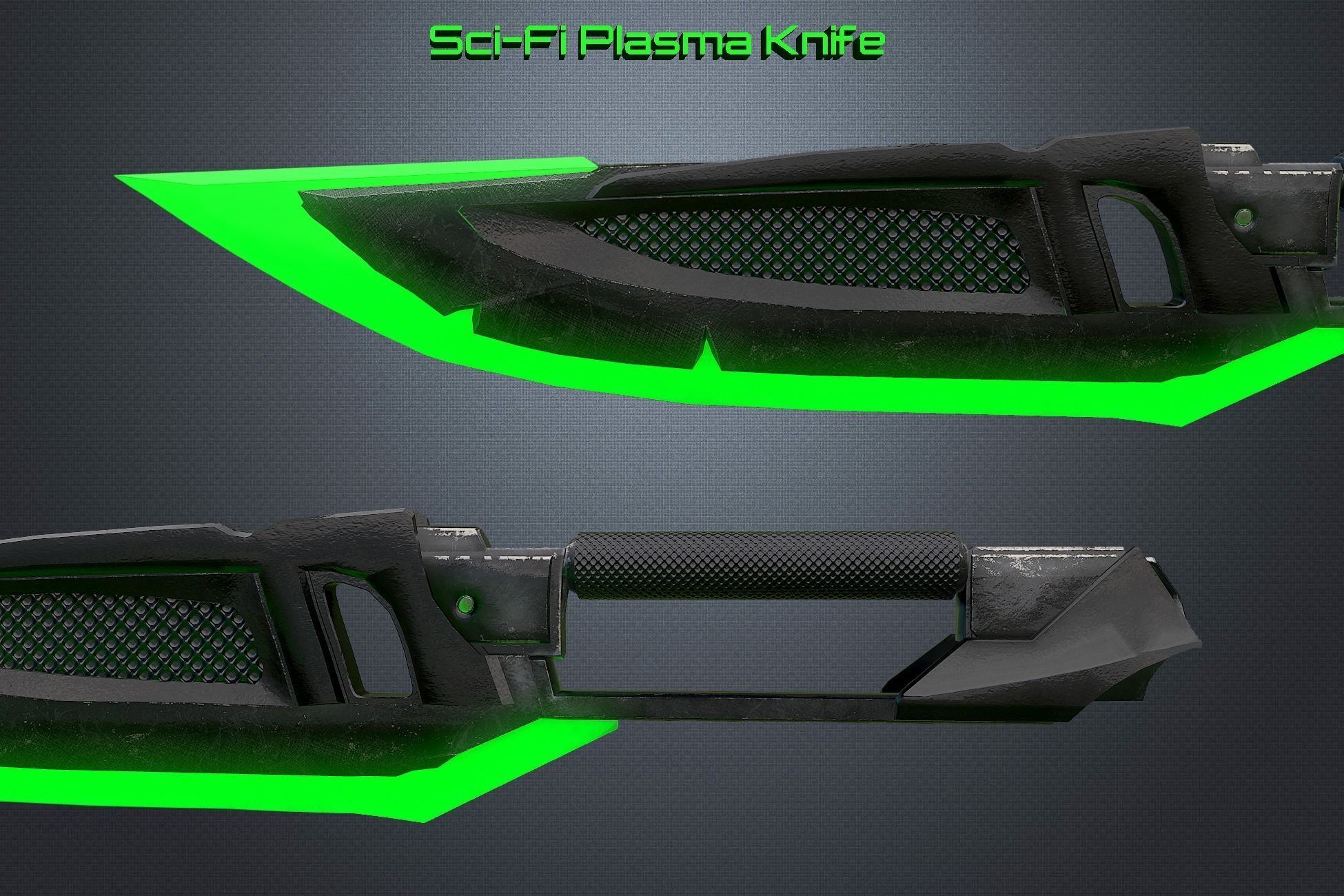 3D model Sci-fi Plasma Knife VR / AR / low-poly | CGTrader