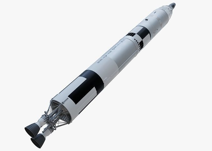 Titan II Gemini Rocket 3D model | CGTrader